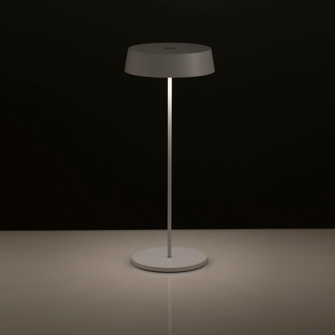 White BISTROT rechargeable table lamp