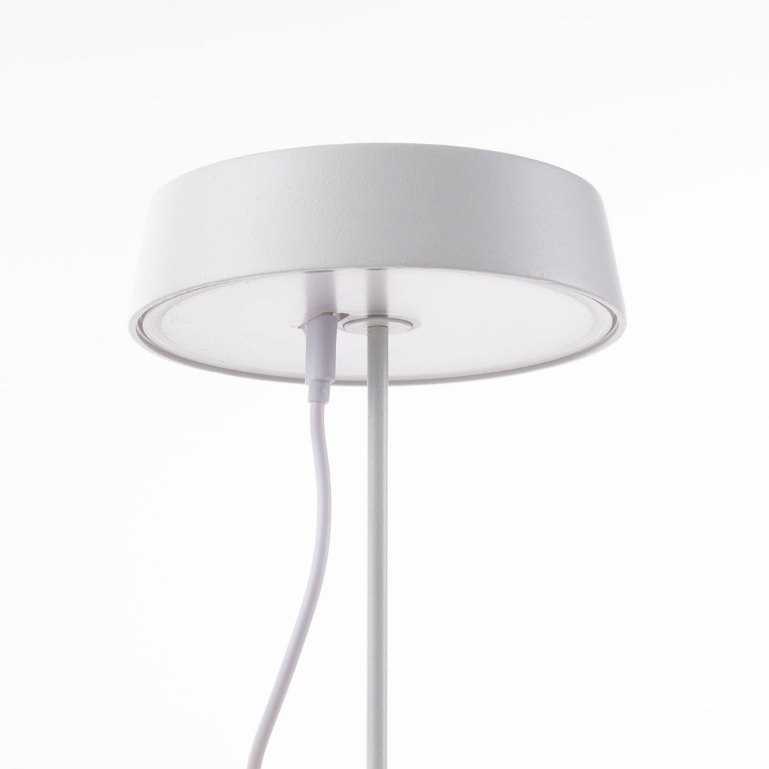 White BISTROT rechargeable table lamp