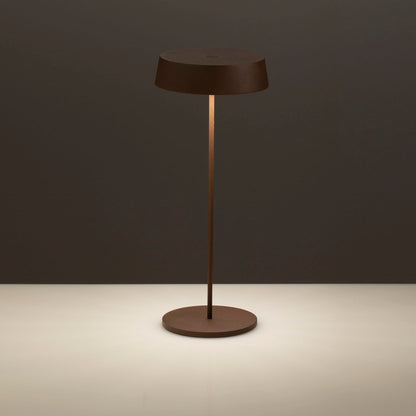 Rechargeable BISTROT corten table lamp