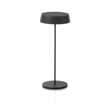Wiederaufladbare schwarze Tischlampe BISTROT