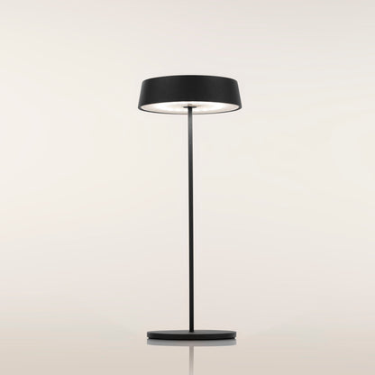 Wiederaufladbare schwarze Tischlampe BISTROT