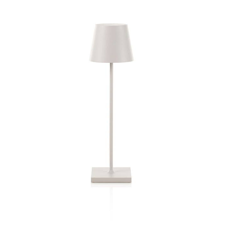 Lampada da tavolo ricaricabile KIMA bianco