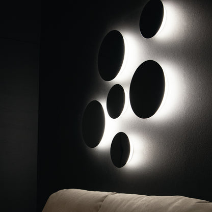 Weiße LED-Wandleuchte ECLIPSE