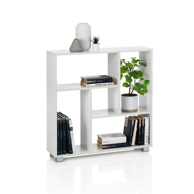 Nordic white MIKADO bookcase