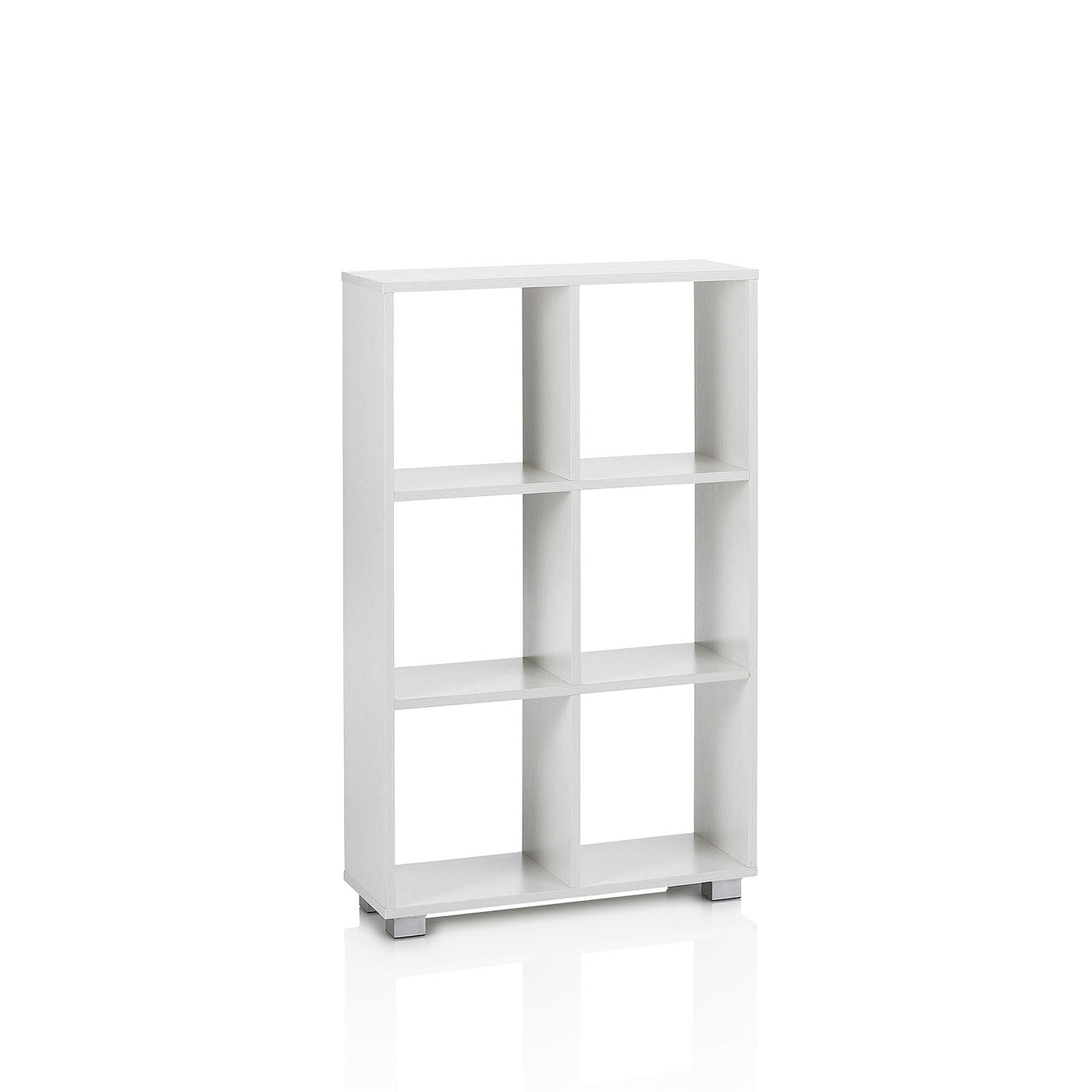Nordic white LARA bookcase
