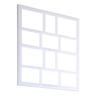 White PUZZLE wall mirror