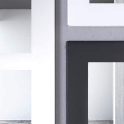 White PUZZLE wall mirror