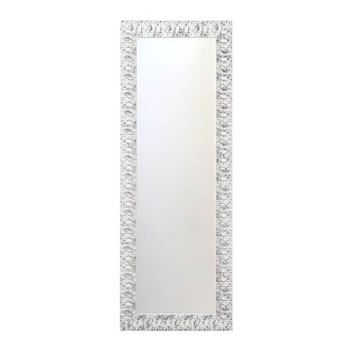 Specchio da parete MINSK bianco/argento