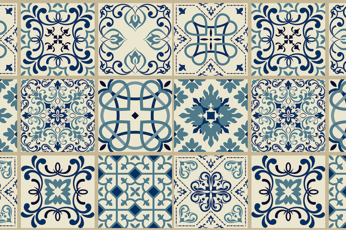 Passatoia in vinile MAIOLICA 3 150cm
