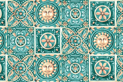 Passatoia in vinile MAIOLICA 5 200cm