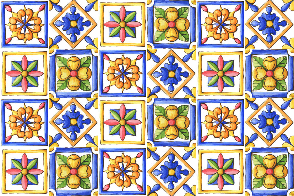 Passatoia in vinile MAIOLICA 6 250cm