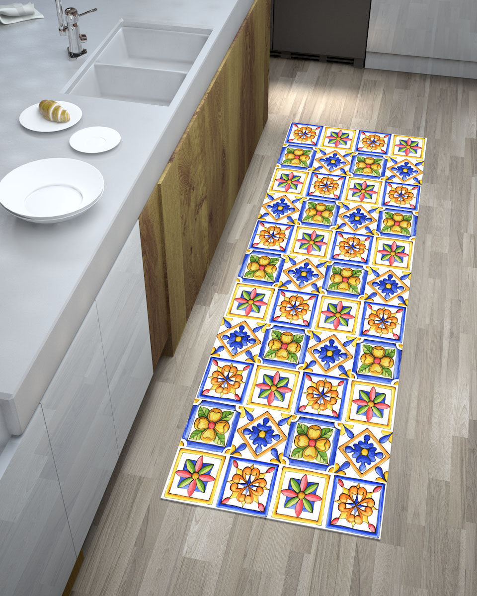 Passatoia in vinile MAIOLICA 6 250cm