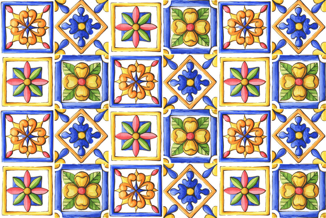 Passatoia in vinile MAIOLICA 6 300cm