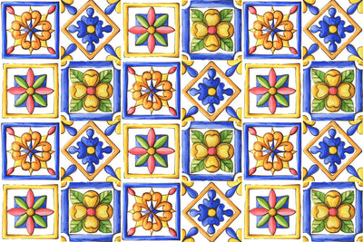 Passatoia in vinile MAIOLICA 6 300cm