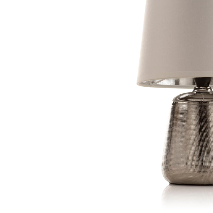 JAMBI table lamp white/silver