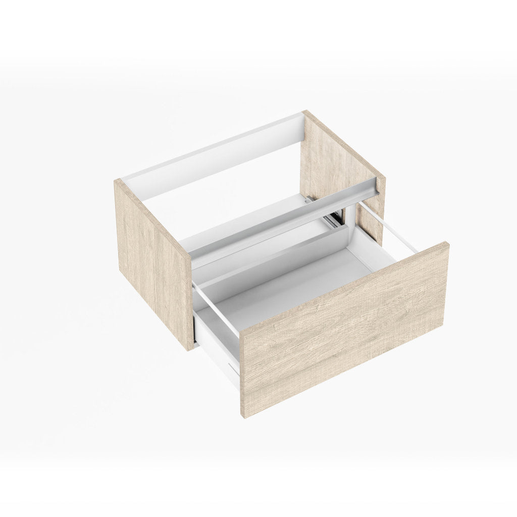 Base portalavabo 1 cassetto PERTH sherwood naturale 70 cm