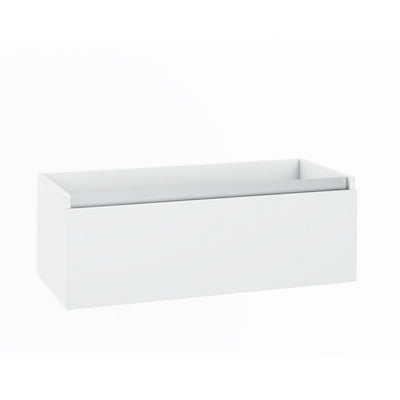 PERTH white 1-drawer washbasin unit 100 cm