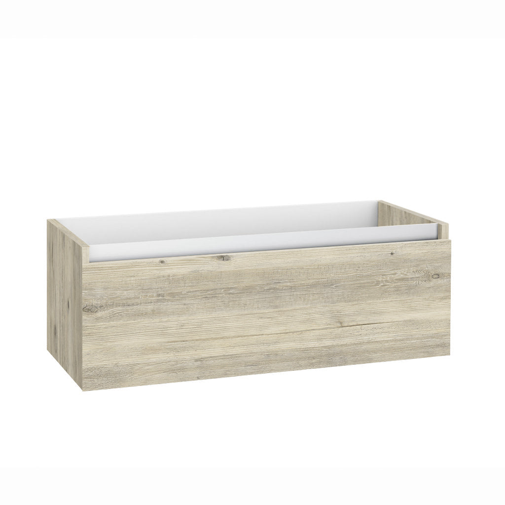 PERTH arctic pine 1 drawer washbasin base unit 100 cm