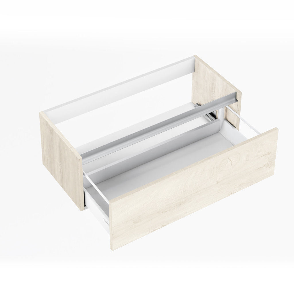 PERTH Alaska-Eiche 1 Schubladen-Waschtisch-Unterschrank 100 cm