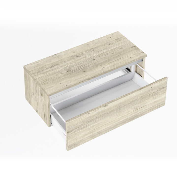 Base con top 1 cassetto PERTH pino artico 100 cm