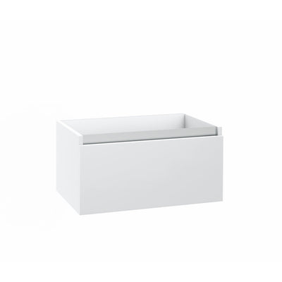 PERTH weißer Waschbeckenunterbau mit 1 Schublade, 70 cm