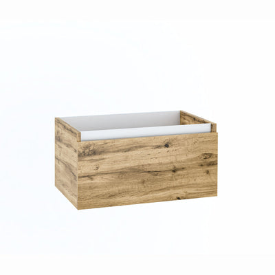 PERTH honey oak 1-drawer washbasin unit 70 cm