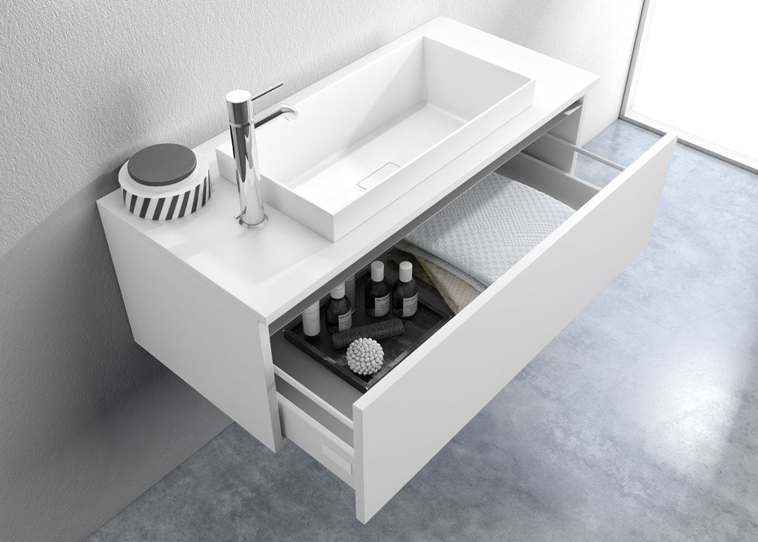 Composizione 3 pezzi PERTH bianco 100cm