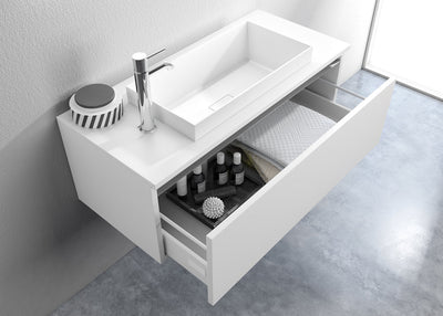 Composizione 3 pezzi PERTH bianco 100cm