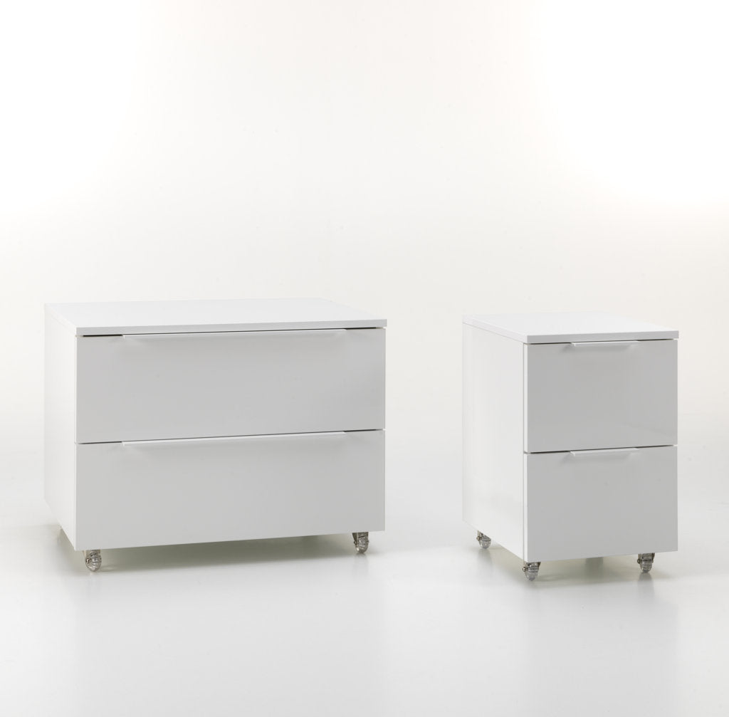 Cassettiera c/ruote LINS white – TFT Home Furniture