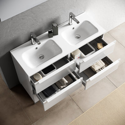Double sink composition 5 pieces MALMO arctic pine