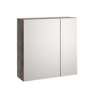 Mirror Container 2 doors MALMO-S dark brown