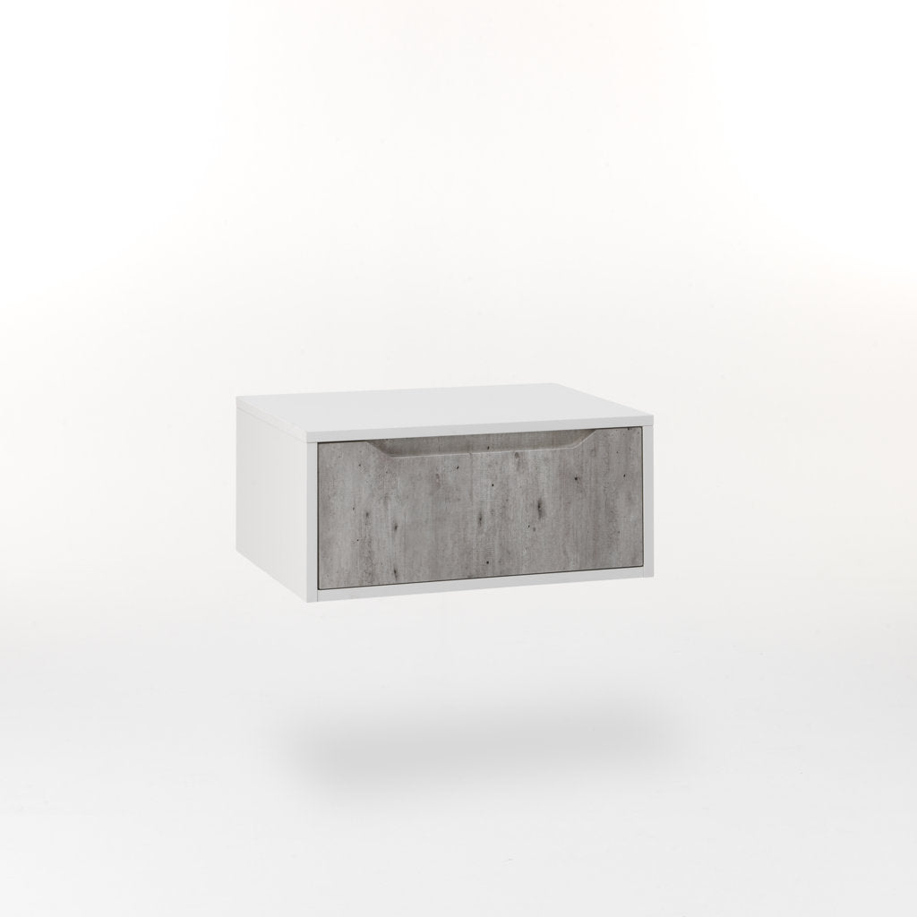 Suspended base unit 1 drawer BELSK concrete 60 cm