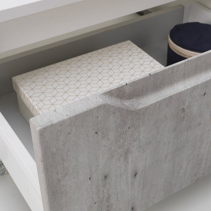BELSK cement chest of drawers 120 cm