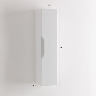 Wall cabinet with white BELSK door