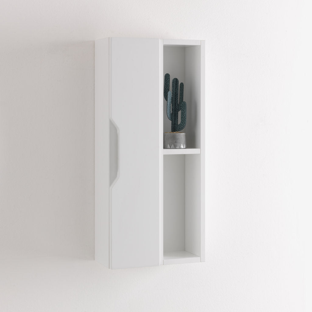Wall cabinet with white BELSK door