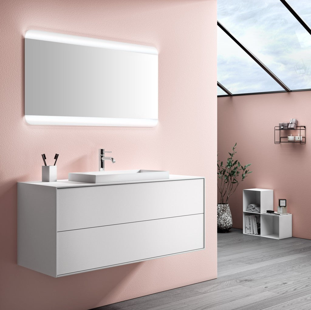 Composizione 3 pezzi AGO bianco opaco
