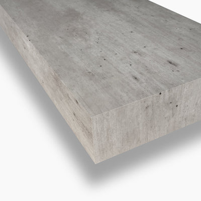 Composizione 4 pezzi YOKA cemento/bianco 120 cm