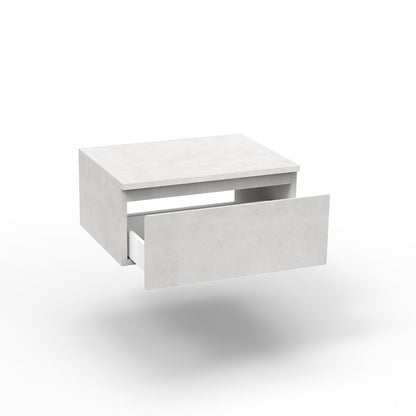 Base con top 1 cassetto YOKA bianco pietra 60 cm