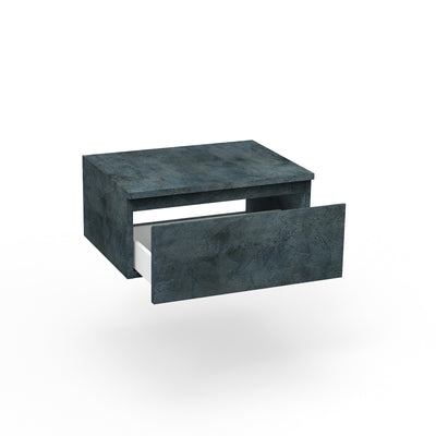 Base with top 1 drawer YOKA stone blue 60 cm
