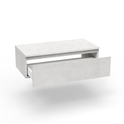 Stone white YOKA base with top 1 drawer