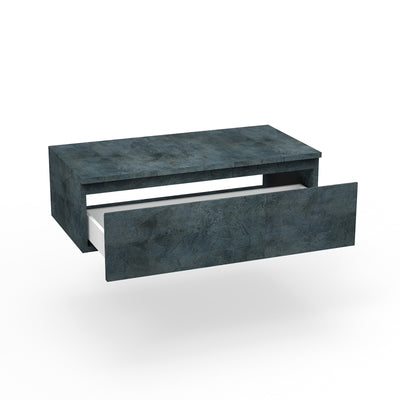 Base with stone blue YOKA 1 drawer top