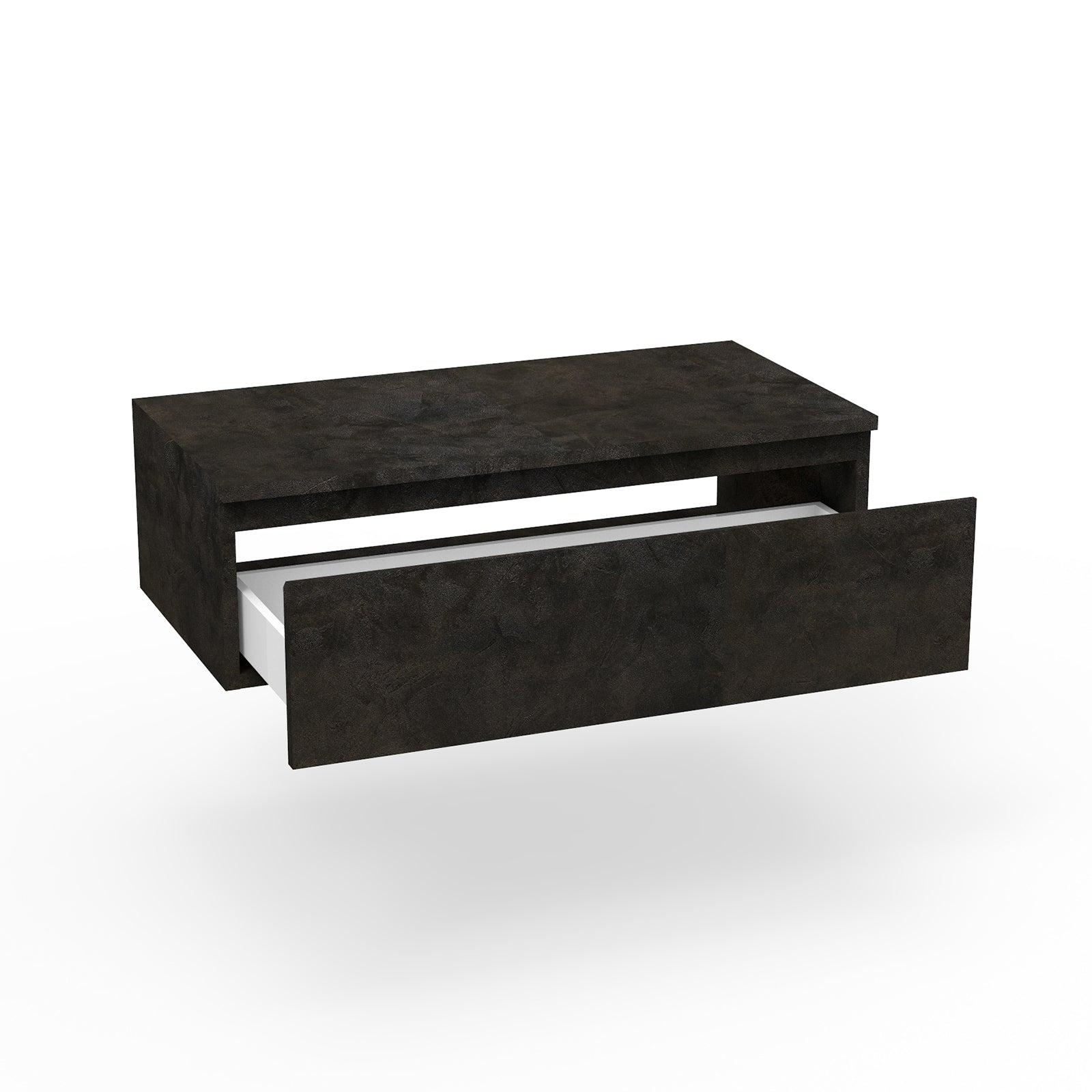 Base con top 1 cassetto YOKA grigio pietra