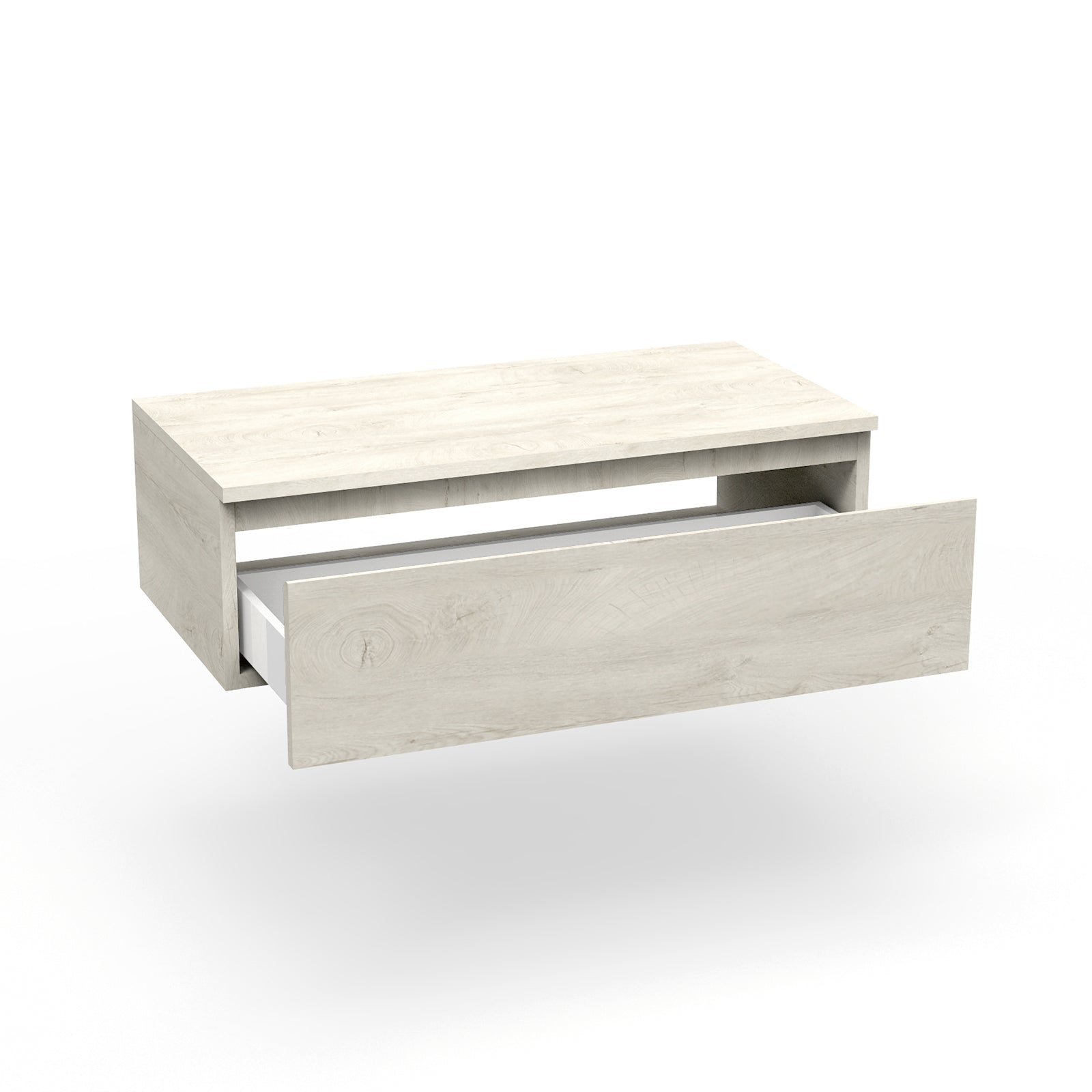 Base con top 1 cassetto YOKA rovere alaska