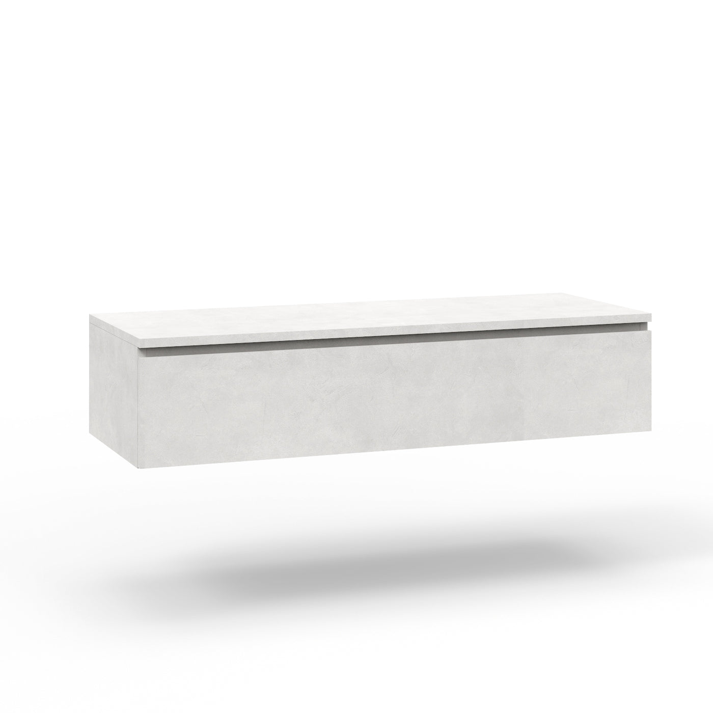 Base con top 1 cassetto YOKA bianco pietra 120 cm