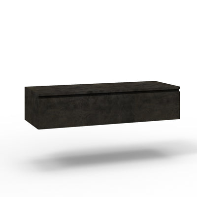 Base con top 1 cassetto YOKA grigio pietra 120 cm