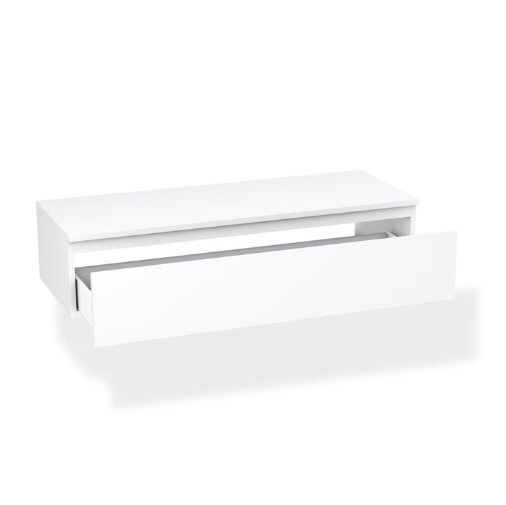 Base con top 1 cassetto YOKA bianco opaco 120 cm