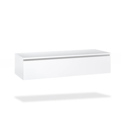 Composizione doppio lavabo 7 pezzi YOKA quercia/bianco 120cm