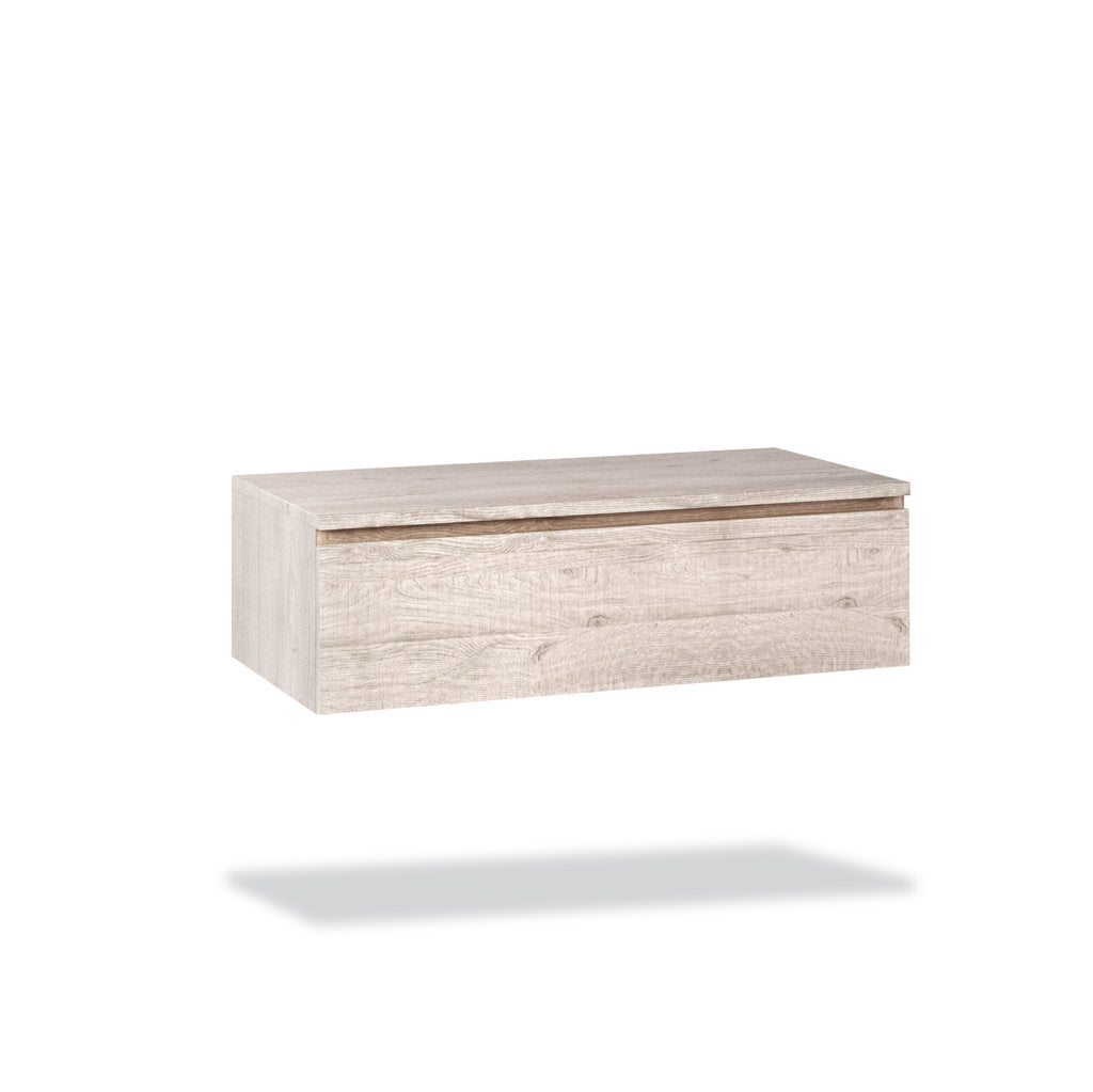 Composizione 5 pezzi YOKA marmo carrara/sherwood naturale