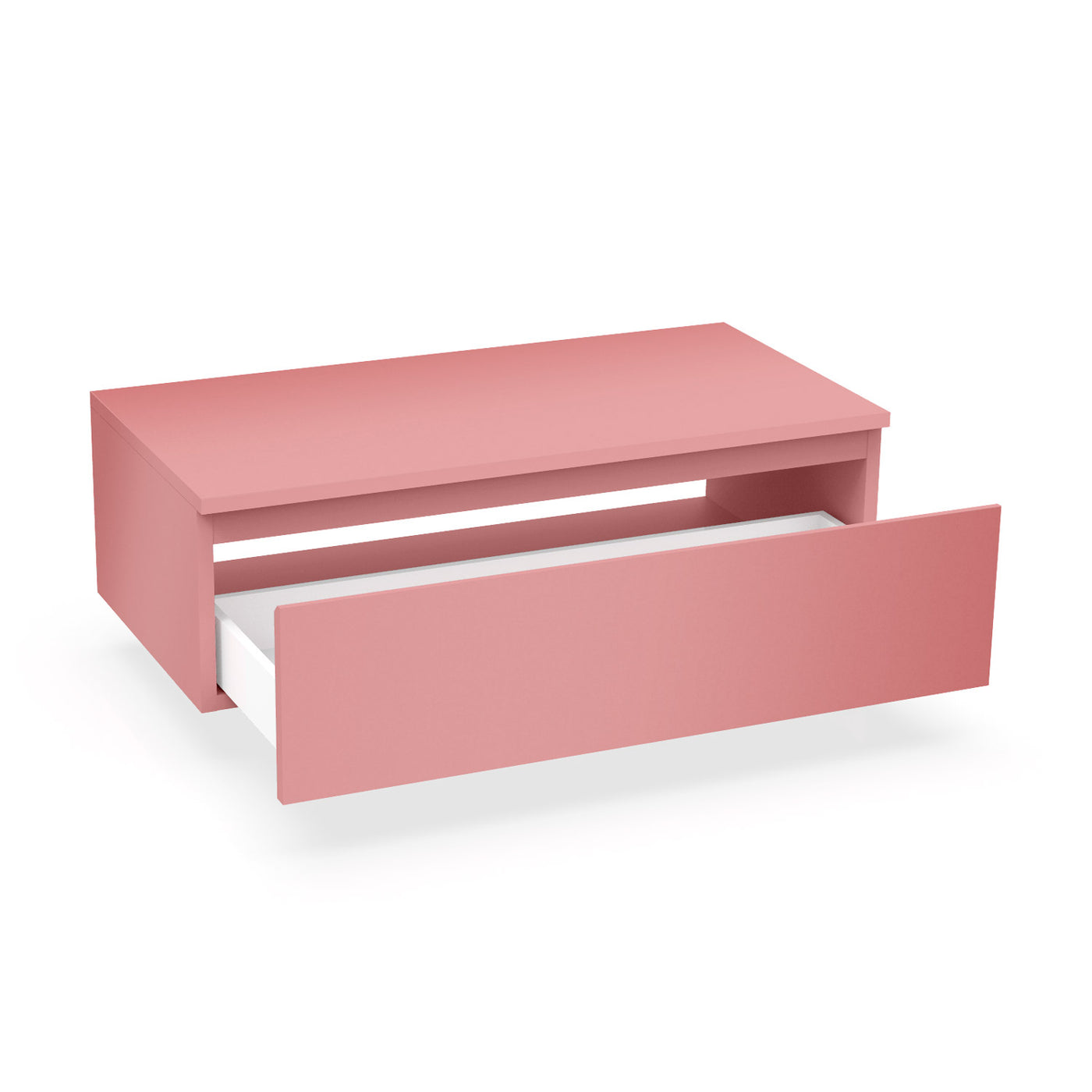Composizione 4 pezzi YOKA bianco/rosa 90cm