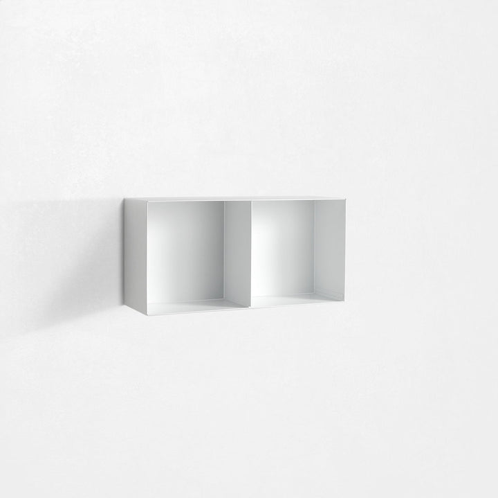 Composition 8 pieces YOKA walnut/matt white 275cm